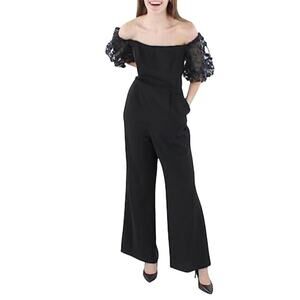 Xscape "BELLE" OFF SHOULDER SCUBA CREPE JUMPSUIT Size 14 New w/ Tag MSRP $219